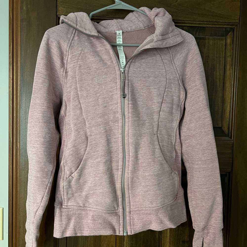 lululemon athletica Pink Zip-Up scuba jacket
